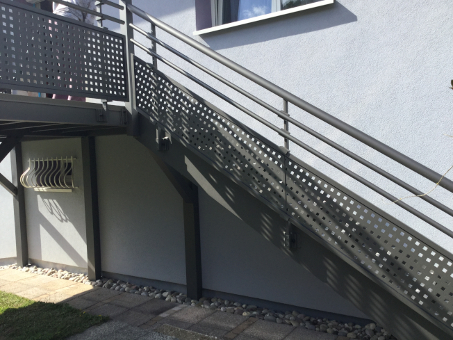 Terrasses mécano-soudées